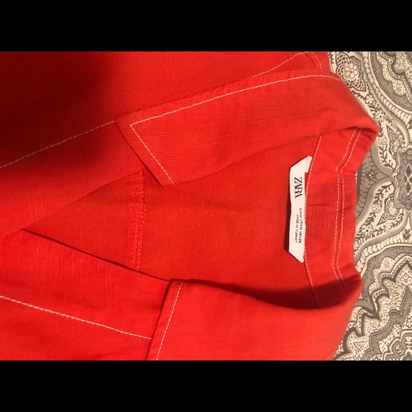 ZARA NWT button up crop - Picture 4 of 4